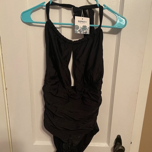 Black One Piece Bathing Suit - Picture 1 of 5